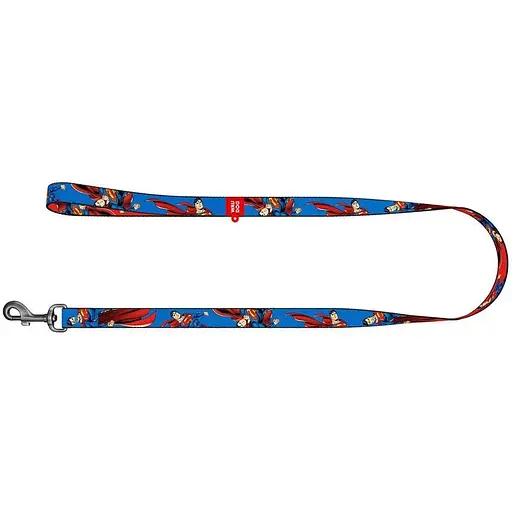 Повідець для собак Waudog Nylon нейлоновий, малюнок "Сила Супермена", L-XXL - фото 2