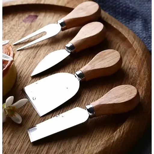 Набір ножів для сиру з нержавіючої сталі 4 шт. (NRW34SETKN) - фото 4