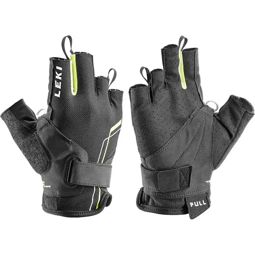Рукавиці Leki Nordic Breeze Shark Short 11 Чорний/Жовтий (1052-649 703303 110)