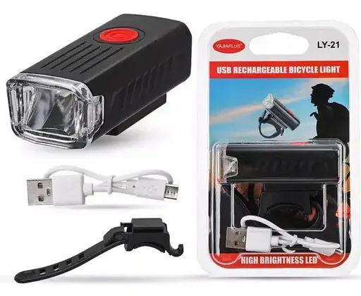 Вело фара Bike LY-21 велосипедний акумуляторний водонепроникний ліхтар із кріпленням USB - фото 6