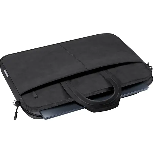 Сумка для ноутбука Defender 15.6ъ Solid, Black, экокожа, 410х310х40 мм (26091) (26091_DEFENDER) - фото 8