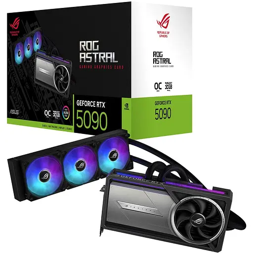 Відеокарта Asus ROG Astral LC GeForce RTX 5090 OC 32GB (ROG-ASTRAL-LC-RTX5090-O32G-Gaming) EU [126309]