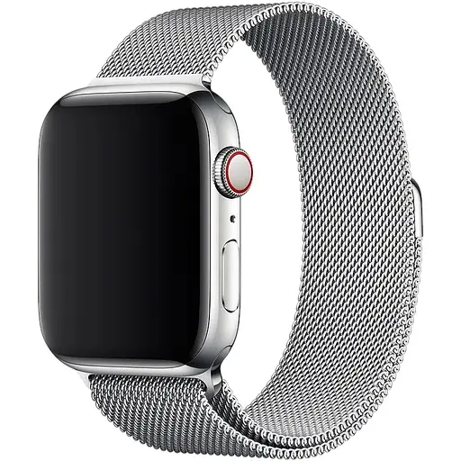 Ремінець DK для Apple Watch 38mm (Series 1 / 2 / 3) Метал Milanese Loop (05526) (silver)