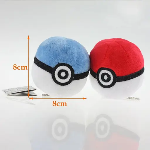 М'яка іграшка-брелок Pokemon GO Покебол Рokebol 8см 33.5 - фото 3