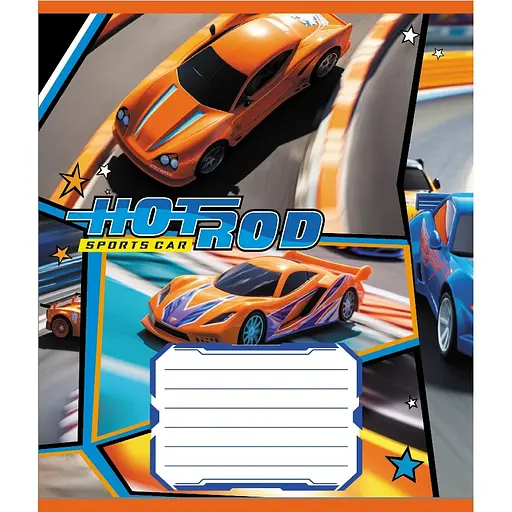 Зошит учнівський "Супертрак" 018-530353K-2 в клітинку, 18 аркушів