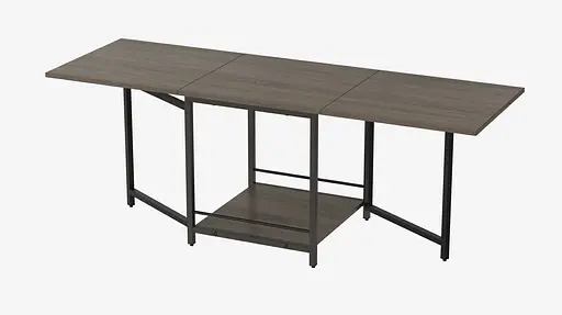 Стіл журнальний трансформер Куб Комбо Ferrum-decor 540x532x500 Чорний метал ДСП Дуб Сонома Трюфель 16 мм (FRD-105154) - фото 8