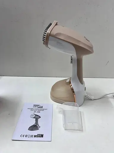 Ручний вертикальний відпарювач Zepline ZP-206 з керамічним покриттям 3000 Вт для одягу 4500 мл Бежевий - фото 4