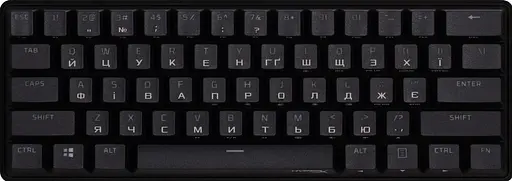 Клавіатура HyperX Alloy Origins 60 HX Red USB Black (4P5N4AA) - фото 4