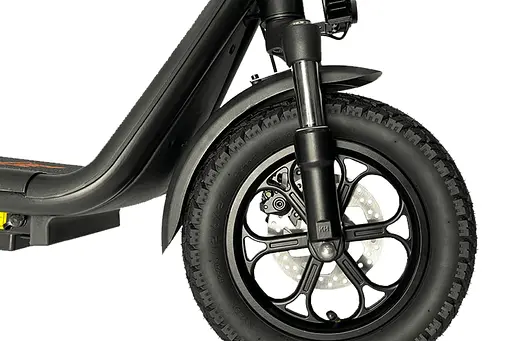 Электросамокат KUGOO Kirin C1+ Plus 18Ah 1000W с сидением и усиленной корзинкой - фото 7