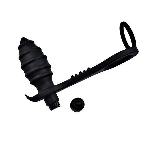 Вібромасажер для анальної стимуляції та масажу простати з 10 режимами Чорний K000696 - фото 6