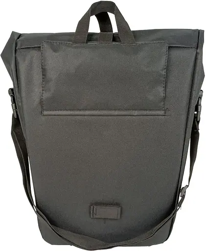 Велосипедная сумка Bikemate на багажник с дождевиком 22L черная sum0028924 - фото 5