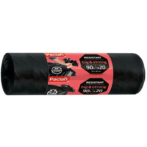 Мішки для сміття Paclan Big & Strong 90 л 20 шт.