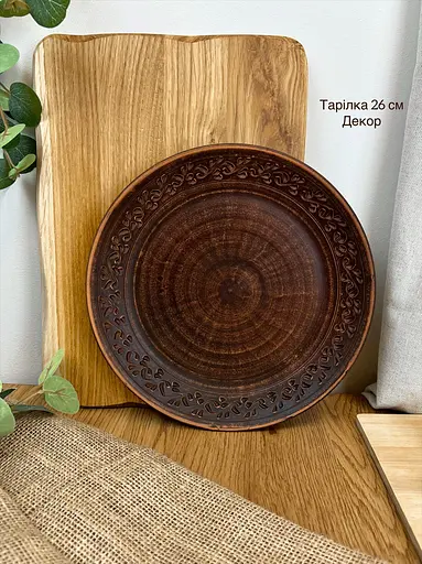 Столовый сервиз керамической (глиняной) посуды для Борща на 6 человек Декор - фото 8