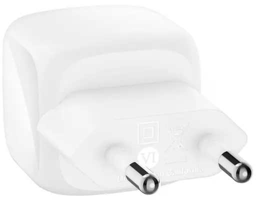 Belkin Зарядний пристрій мережевий 30Вт USB-С PD PPS, кабель USB-С > USB-C, 1 м, PVC, білий - фото 4