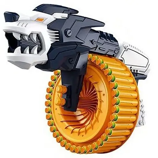 Пістолет монстр, 42 см, стріляє м’якими кулями 40 шт., 55x35x8 см (В асортименті) - фото 2