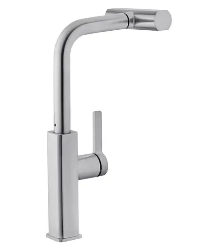 Змішувач для кухні з висувним виливом Kroner KRP Edelstahl Klassisch - ESG03918 (CV032498) - фото 2