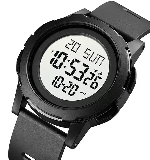Мужские спортивные наручные часы Skmei 1732 (Черный) - фото 2