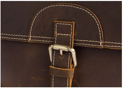 Чоловіча шкіряна сумка Vintage 28х27х5 см sum0012387 - фото 10