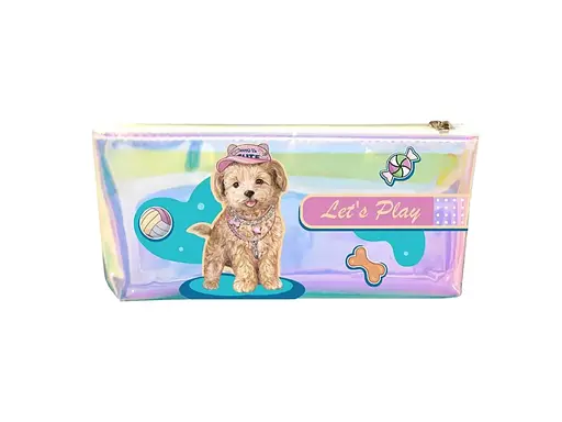 Пенал-косметичка лазерний Let’s Play, 20x9x2.5 см, 13101