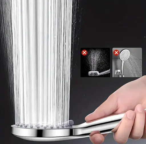 5-режимная насадка для душа, регулируемый напор, массажный эффект, экономия воды - фото 10