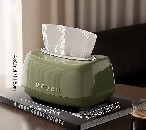 Коробка для серветок Uforu D2198 Зелений  - фото 3