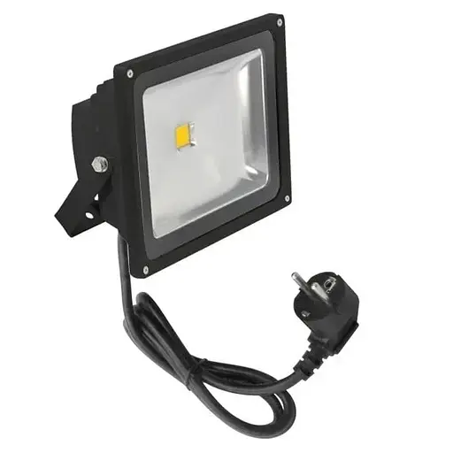 Прожектор Brille вуличний LED вологозахищений IP65 HL-08/50W BK чорний COB - фото 1