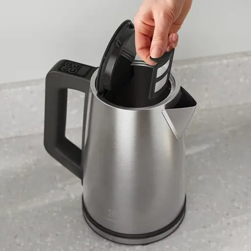 Electrolux Електрочайник, 1.7 л, Strix, дисплей, метал, підтримка темп, нерж - фото 7