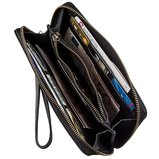 Чоловічий шкіряний клатч SHVIGEL  22х11,5х2 см sum0012761 - фото 3