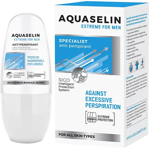 Антиперспирант Aquaselin Extreme For Men против повышенной потливости 50 мл - фото 3