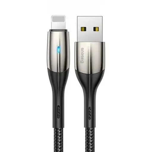 Кабель Baseus Horizontal Data CableUSB Lightning 1.5A 2 м Черный