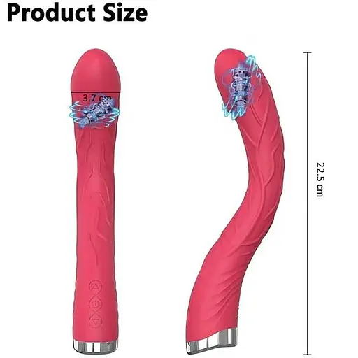 Изогнутый вибратор для стимуляции точки G 30 режимов - фото 6