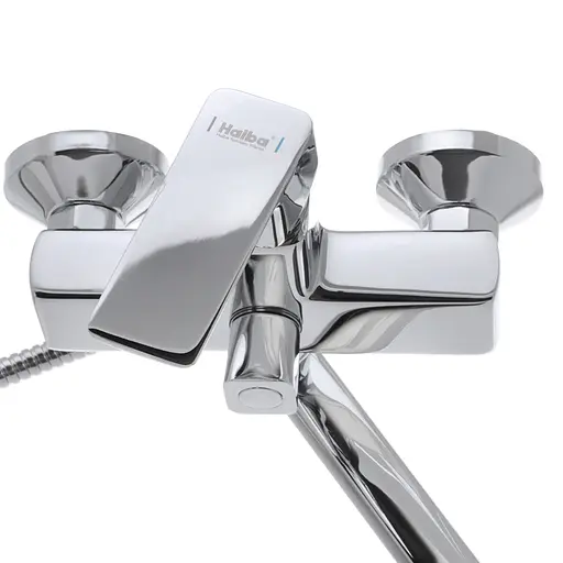 Смеситель для ванны Haiba Kubus 006 HB0793 Хром - фото 2