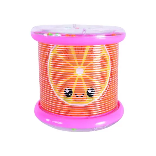 Пружинка Цветные фрукты, диаметр 9 см (в ассортименте)