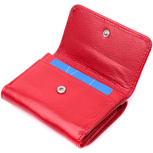 Кожаный женский кошелек ST Leather 11х8.7х2 см acs0028387 - фото 3