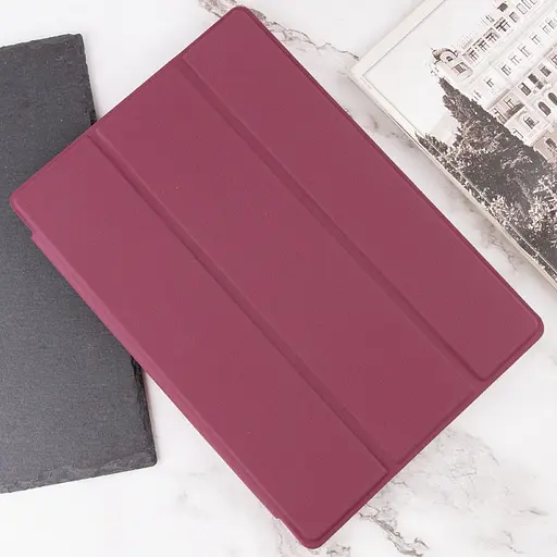 Чохол-книжка Book Cover (stylus slot) для Samsung Galaxy Tab A7 10.4 (2020) (T500/T505) Бордовий / Maroon - фото 3