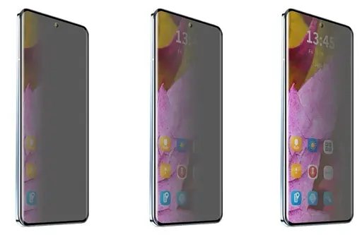 Защитное стекло DK для Motorola Edge 50 Pro 3D Антишпион Full Glue 020545 black 2 шт. - фото 2