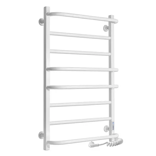 Электрический полотенцесушитель Laris Зебра Комфорт ЧФ8 500x800 Э правый R3 77700095, Белый, Правое, Электронный - фото 1