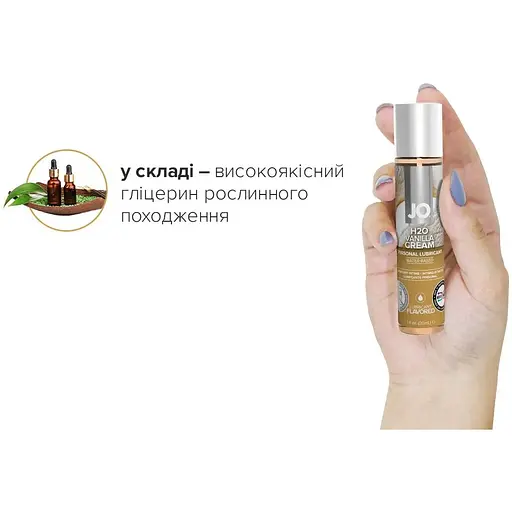 Змазка на водній основі System JO H2O - Vanilla Cream (30 мл) - фото 4