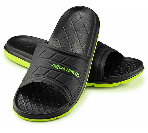 Шльопанці Aqua Speed ​​Aspen 40 Чорний/Жовтий (1000-534-07-40)
