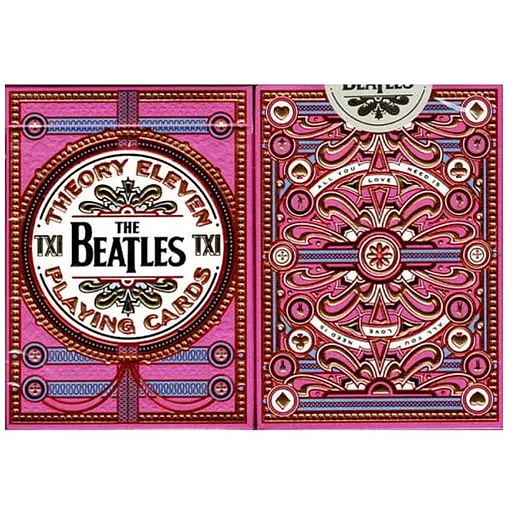 Карты игральные United States Playing Card Company Theory11 Beatles (pink) (PC_T11BTLP) - фото 1