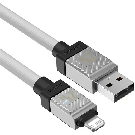 Кабель Baseus CoolPlay Series USB-A to Lightning 2m White (CAKW000502) [146307] - фото 5