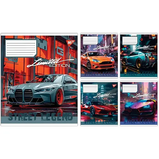 Зошит учнівський "Street legend" Yes 767902 12 аркушів 1 шт. в асортименті - фото 1