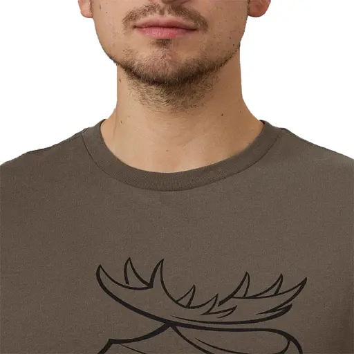 Футболка Harkila graphic t-shirt 2-pack 2XL Коричневий/темно-сірий - фото 4