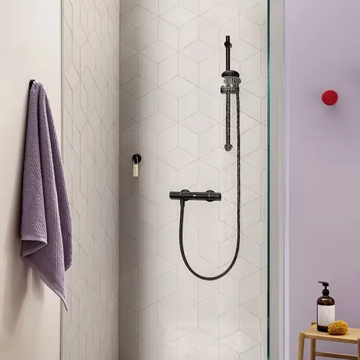 Душовий гарнітур Grohe QuickFix Vitalio Start 100 279482430, Чорний матовий - фото 7