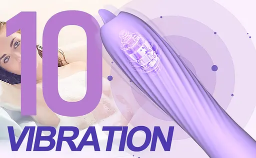 Вібратор B - Series Fox Heating, 18 см (бузковий) - фото 12