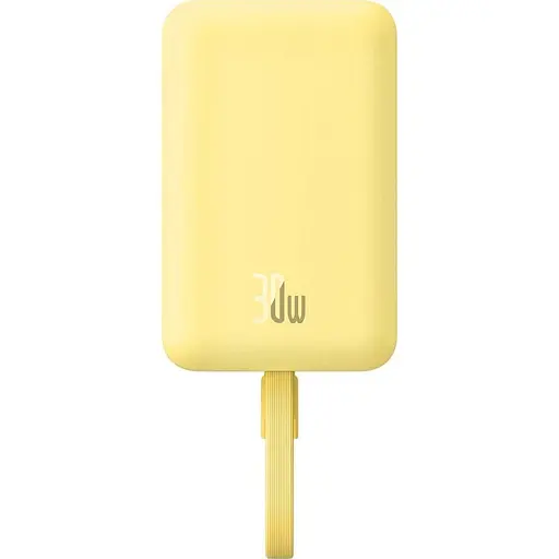 Павербанк Baseus Magnetic Mini Yellow 10 000 mAh / 30 Вт (P1002210BY23-00) - фото 5
