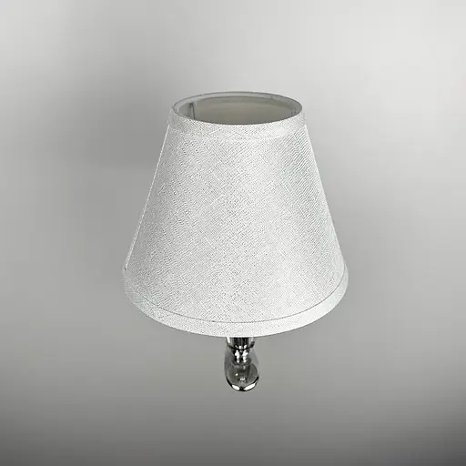 Бра з білим абажуром та прозорим кришталем Line F S 609/1 N CH - фото 3