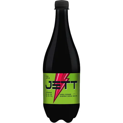 Напиток энергетический Jett со вкусом киви и яблоки 0.8 л