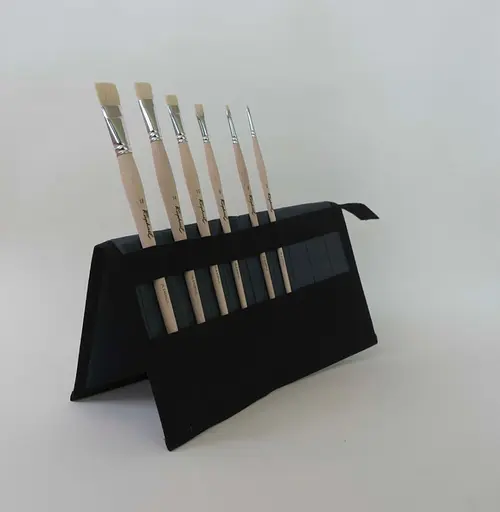 Набор кистей для масла Raphael Oleo, 6 шт, в пенале - фото 5