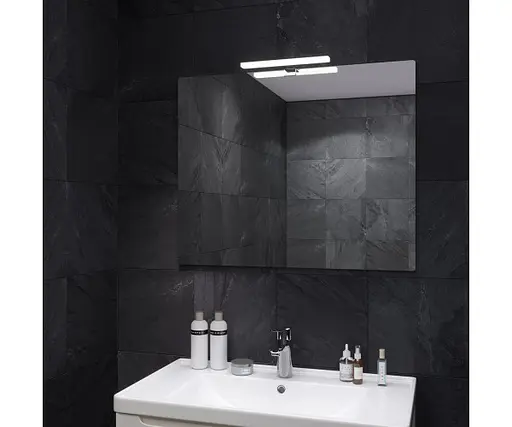 Дзеркало Sanwerk Сімплі "Мініма" 80x65 зі світильником LED "Смарт" AC 30 см (ZS0000348) - фото 1